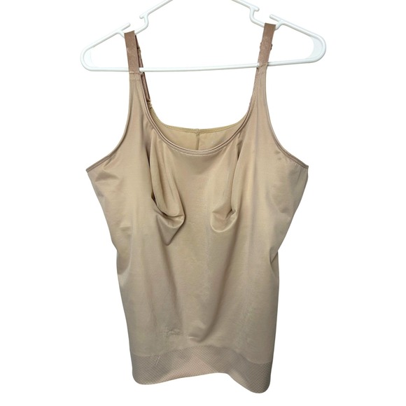 Ruby Ribbon Other - Ruby Ribbon Ultimate Cami 1816 Beige Nude Shapewear Camisole Size 44 compression